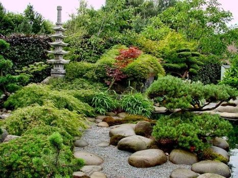 Как самостоятельно сделать японский  сад на загородном участке?